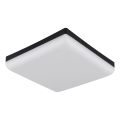 Globo - LED taklampa LED/12W/230V 4000K 22x22 cm svart