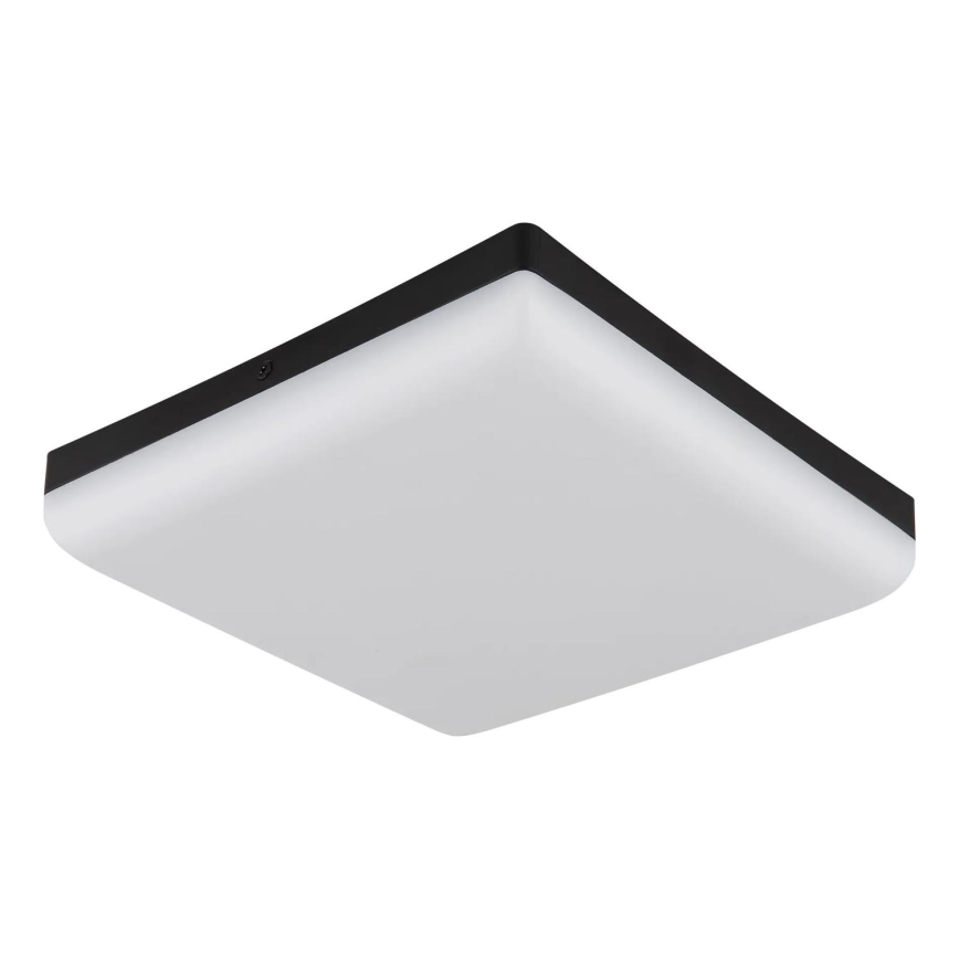 Globo - LED taklampa LED/12W/230V 4000K 22x22 cm svart