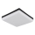Globo - LED taklampa LED/12W/230V 4000K 22x22 cm svart