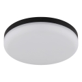 Globo - LED taklampa LED/12W/230V 4000K diameter 22 cm svart