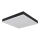 Globo - LED taklampa LED/18W/230V 30x30 cm svart