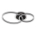 Globo - LED Taklampa LED/30W/230V 2700/4500/6500K Ø 33x50 cm svart