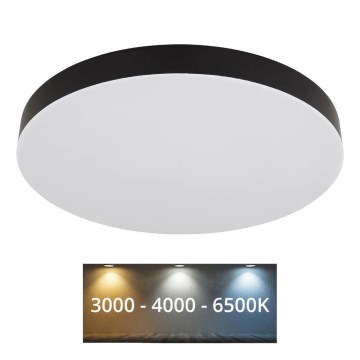 Globo - LED taklampa LED/36W/230V 3000K/4000K/6500K diameter 40 cm svart
