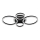 Globo - LED Taklampa LED/40W/230V 2700/4500/6500K Ø 35,5x53 cm svart