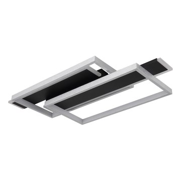 Globo - LED taklampa LED/40W/230V 62x27 cm matt krom/svart