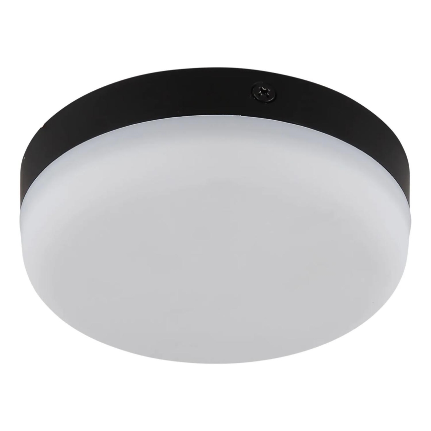 Globo - LED taklampa LED/8W/230V 4000K diameter 12 cm svart