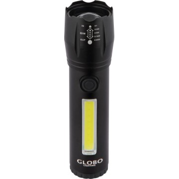 Globo - LED uppladdningsbar ficklampa LED/3W/5V + COB/3W 5500K 1200 mAh
