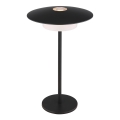 Globo - LED Utomhus laddningsbar touchbordslampa LED/3W/3,7V 1800/2700/3000K IP44 1800 mAh svart