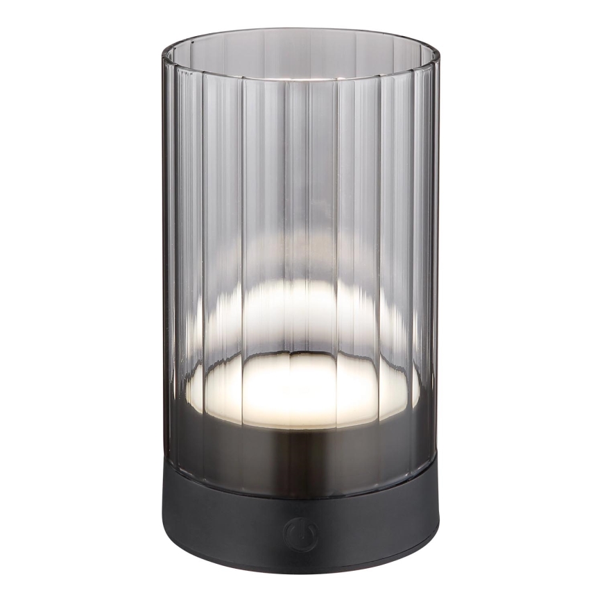 Globo - LED Utomhus ljusreglerad uppladdningsbar beröring bordslampa LED/2W/3,7V 2700/4000/6500K 1200mAh IP44 grå
