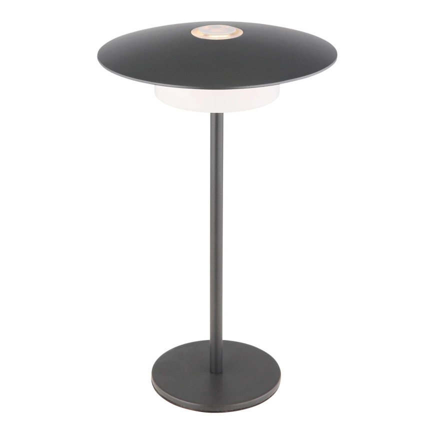 Globo - LED Utomhus uppladdningsbar beröring bordslampa LED/3W/3,7V 1800/2700/3000K IP44 1800 mAh grå
