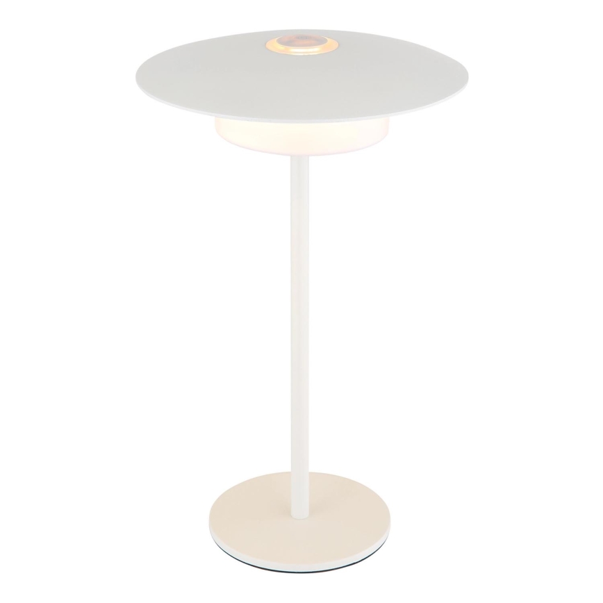 Globo - LED Utomhus uppladdningsbar beröring bordslampa LED/3W/3,7V 1800/2700/3000K IP44 1800 mAh vit