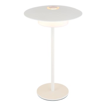 Globo - LED Utomhusbordslampa med laddning, touchkontroll LED/3W/3,7V 1800/2700/3000K IP44 1800 mAh vit