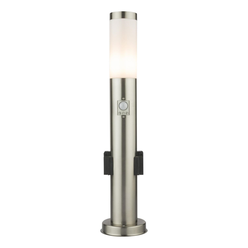 Globo - LED Utomhuslampa med sensor och 2 sockets LED/9W/230V 60 cm IP44
