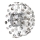 Globo - LED väggbelysning 6xG9/3,5W/230V skinande krom