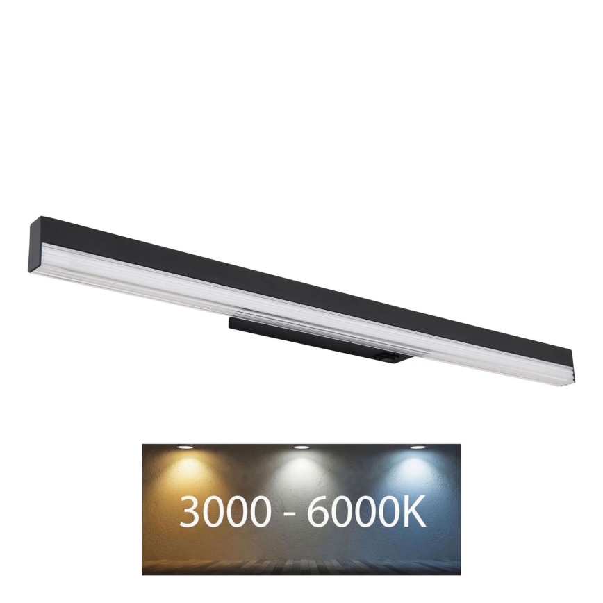Globo - LED väggbelysning LED/12W/230V 3000/6000K 60 cm svart