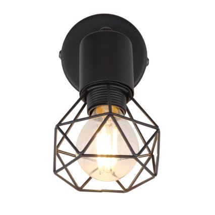Globo - LED väggspotlight 1xE14/6W/230V svart