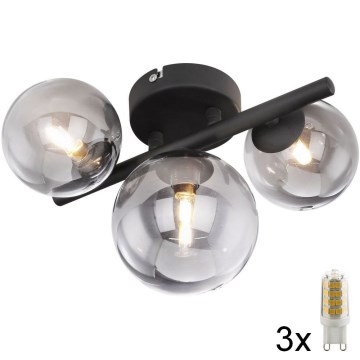 Globo - LED ytmonterad ljuskrona RIHA 3xG9/3,5W/230V