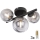 Globo - LED ytmonterad ljuskrona RIHA 3xG9/3,5W/230V