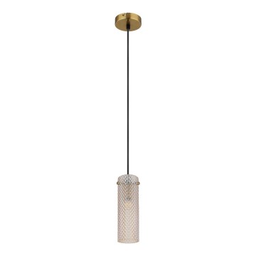 Globo - Ljuskrona med textilsladd 1xE14/40W/230V