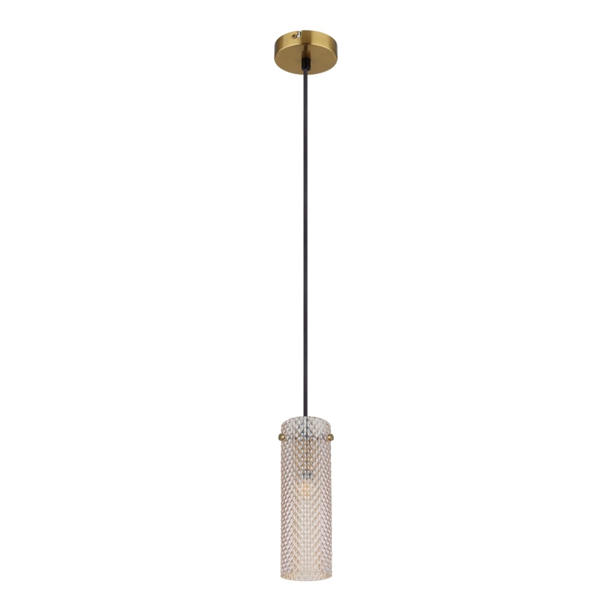 Globo - Ljuskrona med textilsladd 1xE14/40W/230V