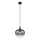 Globo - Ljuskrona med textilsladd 1xE27/40W/230V diameter 24 cm svart