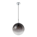 Globo - Ljuskrona med textilsladd 1xE27/40W/230V diameter 25 cm