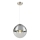Globo - Ljuskrona med textilsladd 1xE27/40W/230V diameter 30 cm