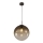 Globo - Ljuskrona med textilsladd 1xE27/40W/230V diameter 30 cm