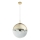 Globo - Ljuskrona med textilsladd 1xE27/40W/230V diameter 33 cm