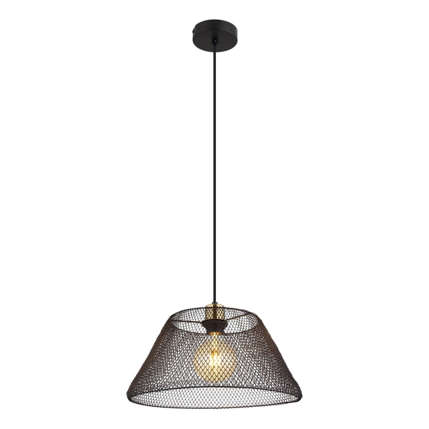Globo - Ljuskrona med textilsladd 1xE27/40W/230V diameter 36 cm