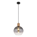 Globo - Ljuskrona med textilsladd 1xE27/40W/230V