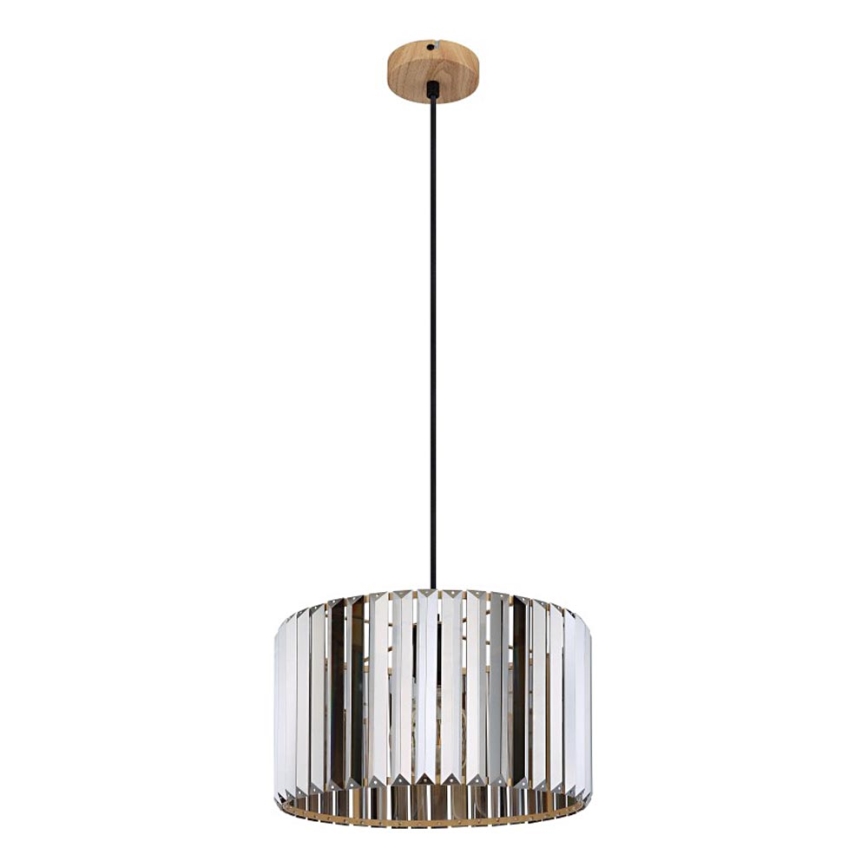Globo - Ljuskrona med textilsladd 1xE27/60W/230V diameter 35 cm