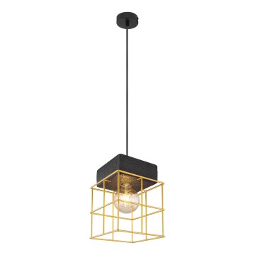 Globo - Ljuskrona med textilsladd 1xE27/60W/230V