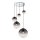 Globo - Ljuskrona med textilsladd 5xE27/40W/230V diameter 65 cm