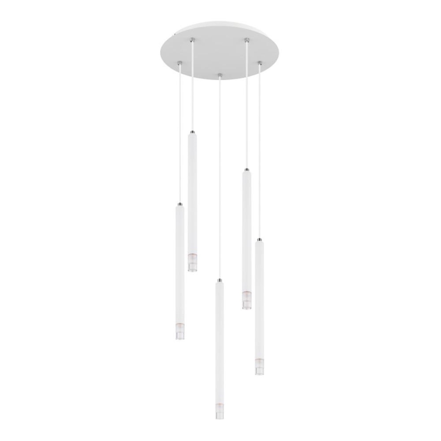 Globo - Ljuskrona med textilsladd 5xG9/4W/230V diameter 34 cm