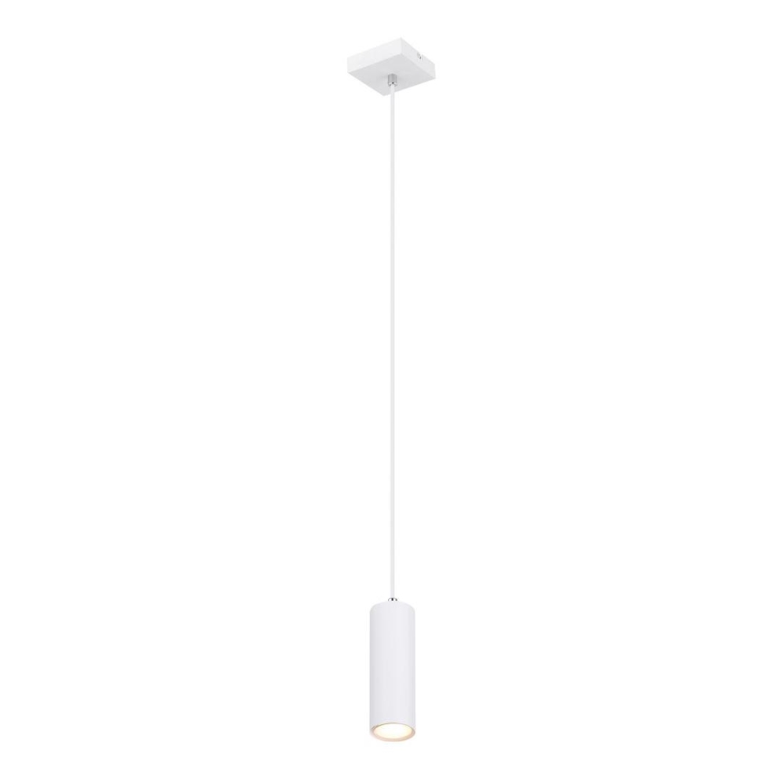 Globo - Ljuskrona med upphängningsrem 1xGU10/35W/230V vit