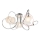 Globo - Reservglas till takkrona LILLY E14, vit