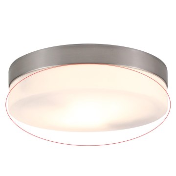 Globo - Reservglas till taklampa OPAL E27, Ø 23,5 cm