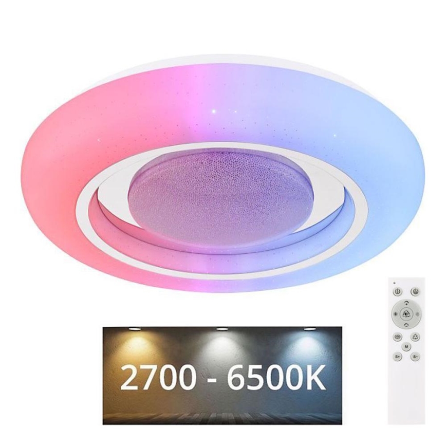 Globo - RGBW Dimbar taklampa LED/18W/230V 2700-6500K + fjärrkontroll