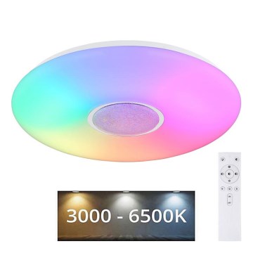 Globo - RGBW Dimbar taklampa LED/40W/230V 3000-6500K + fjärrkontroll
