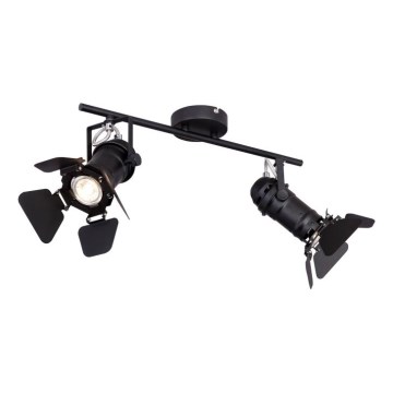 Globo - Riktbar spotlampa 2xGU10/50W/230V