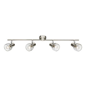 Globo - Spotlampa 4xE14/40W/230V matt krom