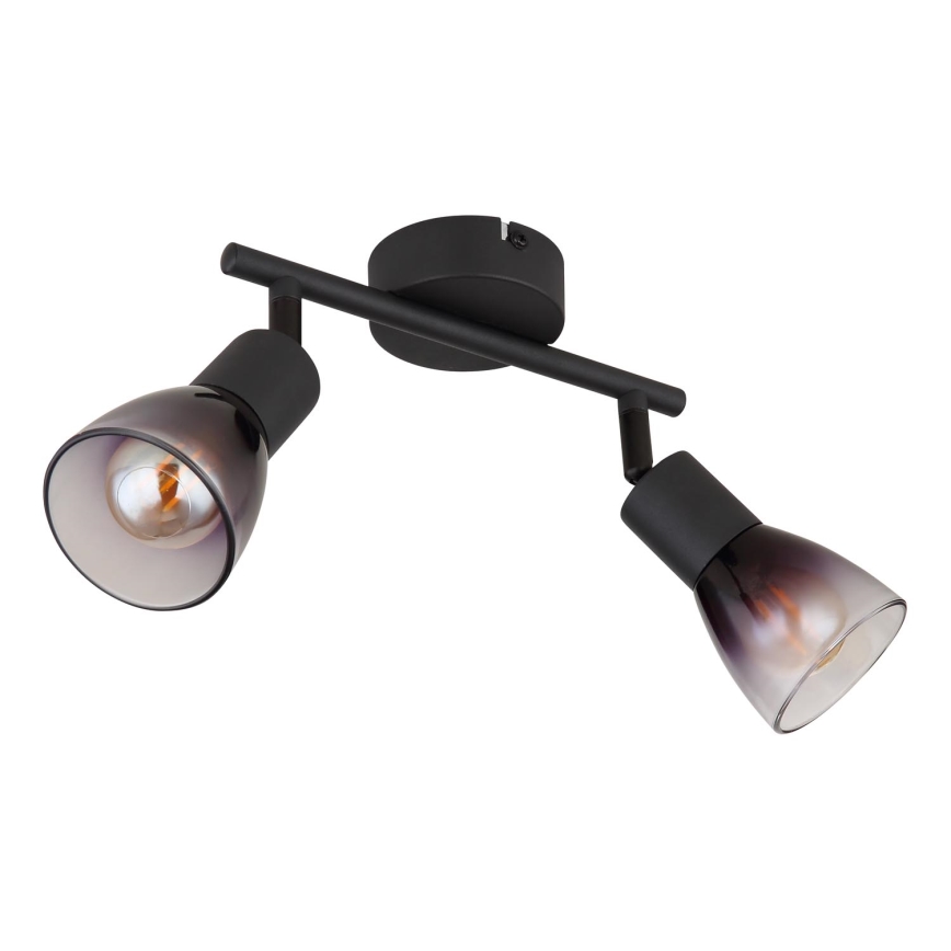 Globo - Spotlight 2xE14/25W/230V svart
