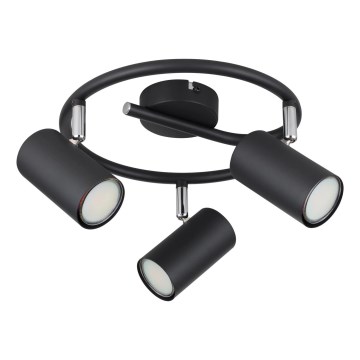 Globo - Spotlight 3xGU10/25W/230V svart