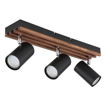 Globo - Spotlight 3xGU10/25W/230V svart