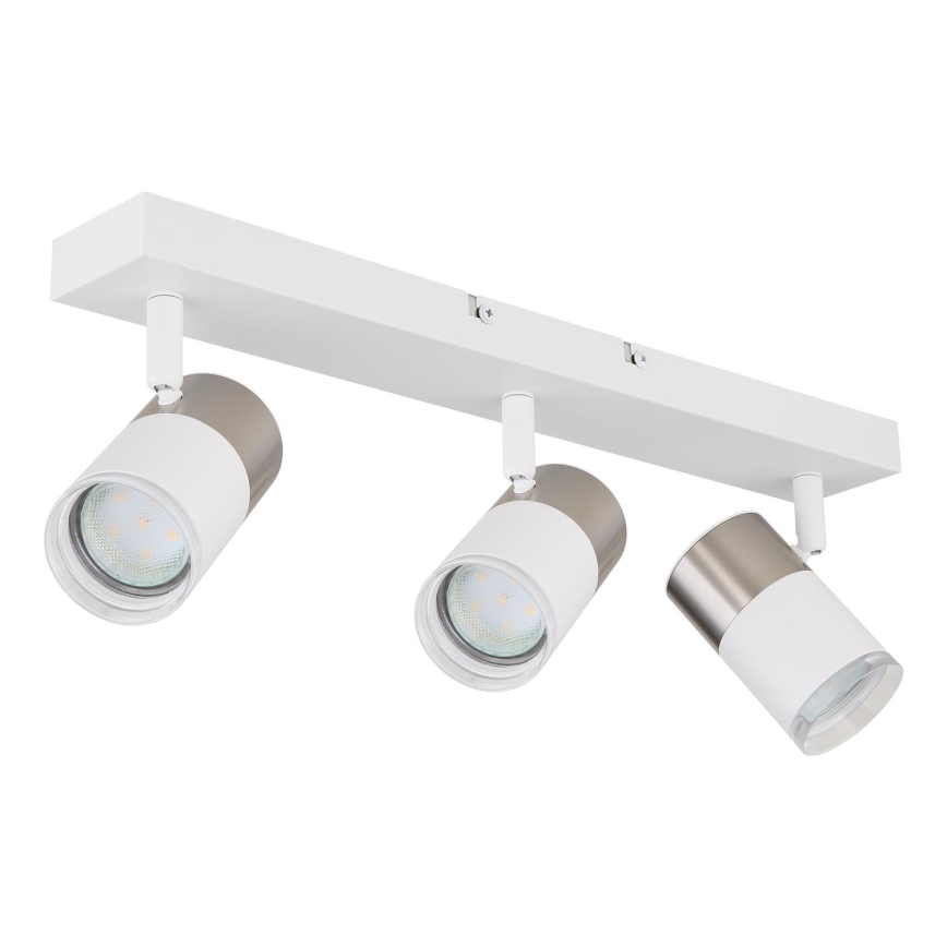 Globo - Spotlight 3xGU10/25W/230V vit/matt krom