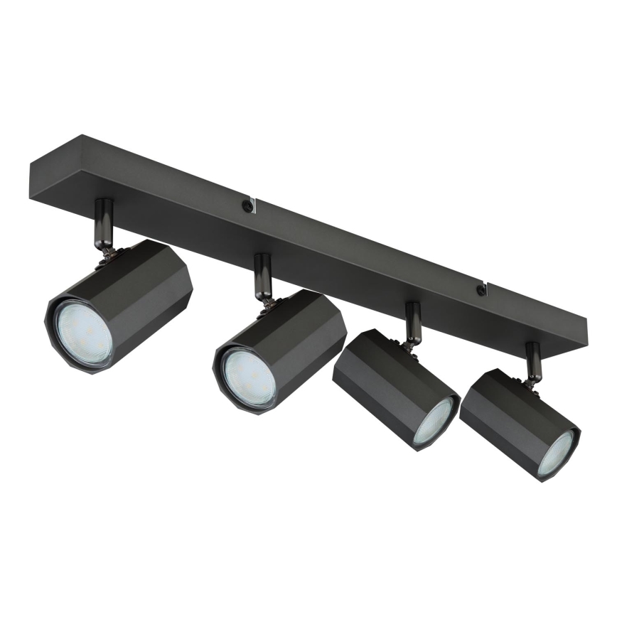 Globo - Spotlight 4xGU10/25W/230V svart