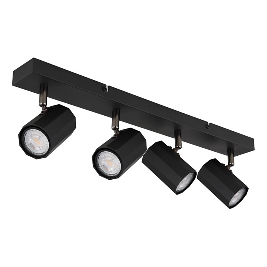 Globo - Spotlight 4xGU10/25W/230V svart