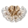 Globo - Taklampa 10xG9/7W/230V guld diameter 39 cm