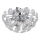 Globo - Taklampa 10xG9/7W/230V skinande krom diameter 39 cm